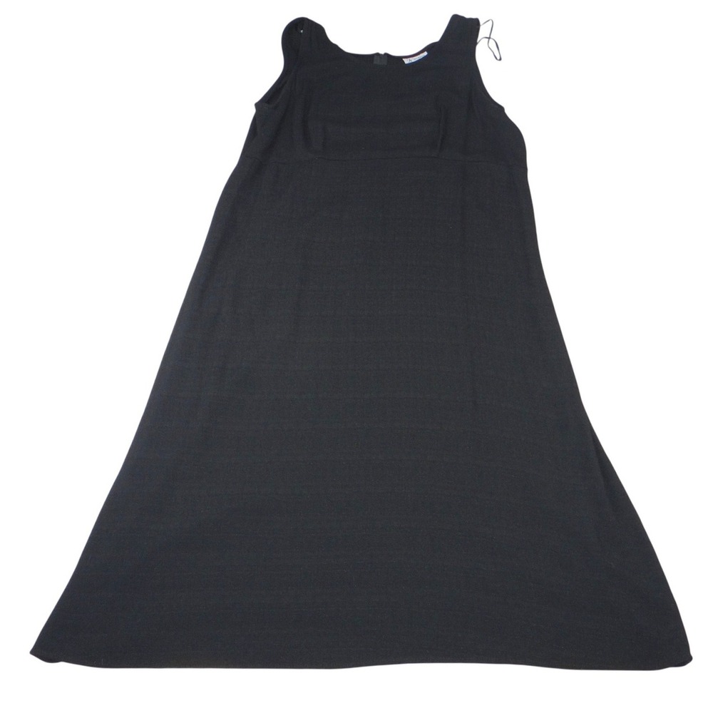K Woman Black Sleeveless A Line Midi Dress Size‎ 20W Style 891785